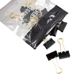 PRENDEDOR DE PAPEL COM 10 PCS - 19MM - Bee Unique