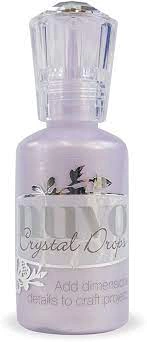 Nuvo Crystal Drops - Wisteria Purple - perolado