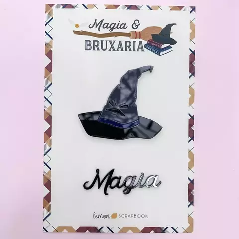 Acrílico Chapéu + Magia | Magia e Bruxaria