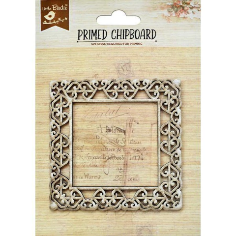 Chipboard moldura quadrada na internet