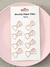 Clips laço - Rose Gold