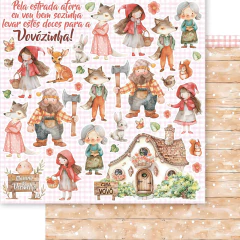 Coleção Menina de Vermelho - 30x30cm Litoarte - comprar online