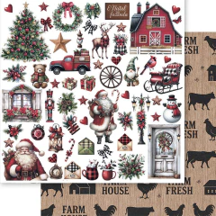 Coleção Natal Farm - 30x30cm Litoarte