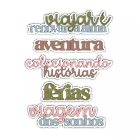 Acrílico Título Português - Coleção LOGO ALI - Carina Sartor
