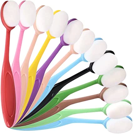 Escova para carimbo - cores variadas - 01 unidade por pacote