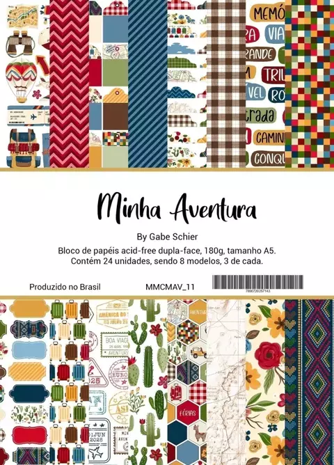 Bloco A5 - Minha Aventura - My Memories Crafts