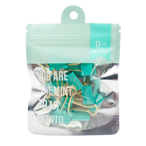 PRENDEDOR DE PAPEL COM 10 PCS - 19MM - Bee Unique - comprar online