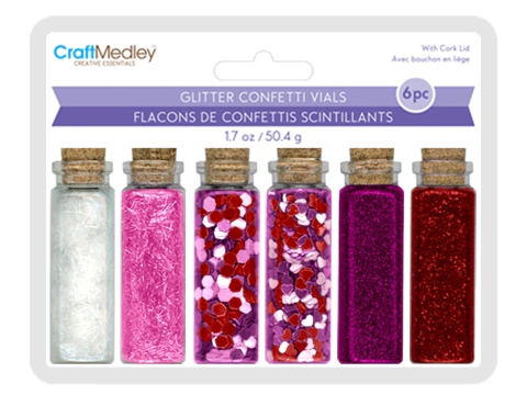 Kit Glitter Confetti Vial