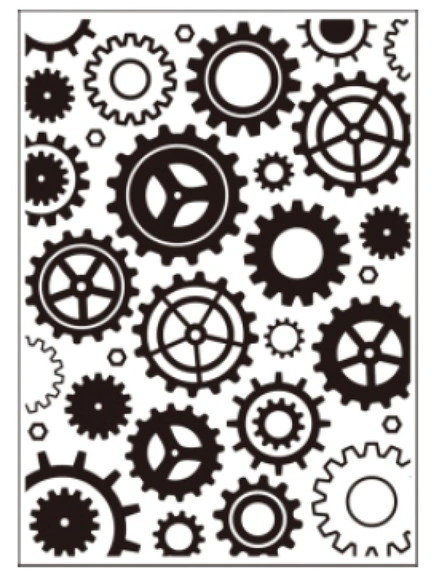 Placa de Emboss Engrenagem
