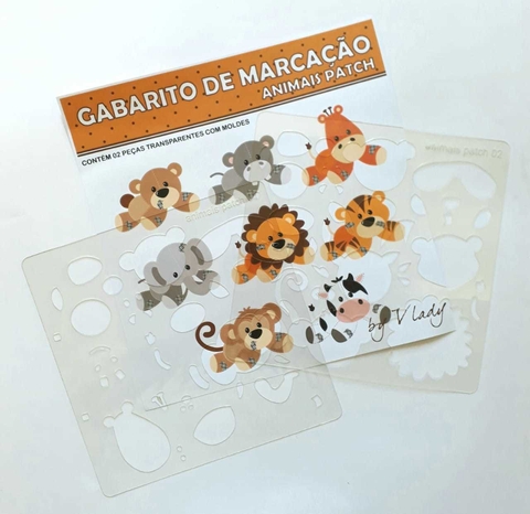 Gabarito de Marcação Animais Patch - By Vlady