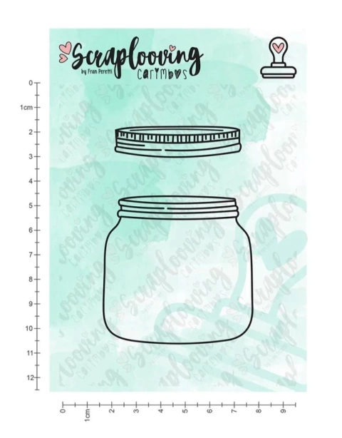 Carimbo Mason Jar - Scraplooving