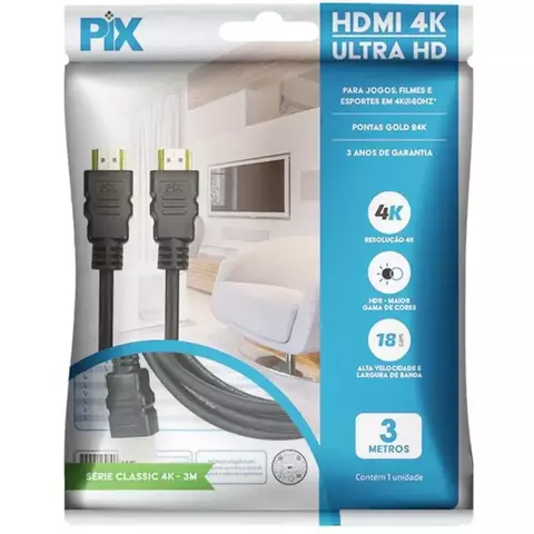 CABO HDMI 2.0 4K HDR 60Hz PIX