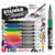 KIT CANETA PERMANENTE PARA TECIDO SHARPIE BRUSH 8 CORES