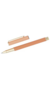 CANETA LARANJA ROLLER METÁLICA MOLIN - ESCRITA PRETA - comprar online