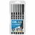 MARCADOR ARTISTICO, CIS, DUAL BRUSH CINZA, PACOTE COM 6