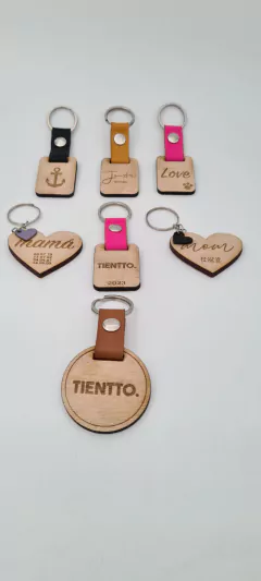 LLAVERO GUATAMBU y CUERO PU x 10u