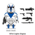 Lego Minifigura 501 st Legion DOGMA MC894-2