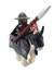 Lego Minifigura CAVALO BRANCO COM LANÇEIRO HOSPITALÁRIO MC634A - comprar online
