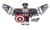 Lego Minifigura FALCÃO COM ESCUDO MC329E NOVO CAP.AMÉRICA