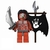 LEGO minifigura URUK HAI ESTANDARTE MC472J