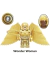 Lego Minifigura MULHER MARAVILHA 1984 MC295B