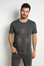 Camiseta Católica Masculina 3 Corações Jesus Maria José Grafite