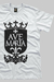 Camiseta Católica Masculina Ave Maria Branco