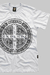 Camiseta Católica Medalha de São Bento Branco