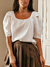Blusa Manga Bombe Blanca en internet