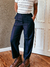 Pantalón sastrero chupin Azul oscuro - comprar online