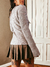 Sweater Tejido Canelon Gris en internet