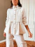 Camisa Irregular Natural en internet