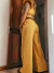 Pantalon Amalfi Mostaza - comprar online