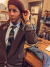 Blazer chocolate de Lino con forro