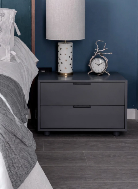 Mesa de Luz Camilo 2 Cajones - comprar online