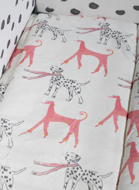 Acolchado Cuna Estampa Dogs 1,10 x 1,60 m