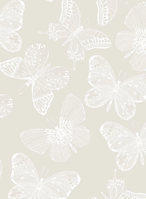 Empapelado Cod. 2107 - Beige y Blanco