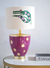 Lámpara de Mesa Lunares Magenta