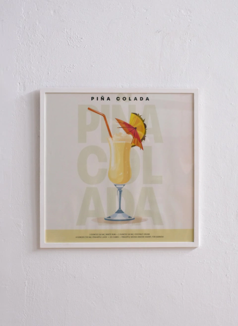 Cuadro Cóctel Piña Colada