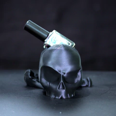 Suporte de esmalte Skull - comprar online
