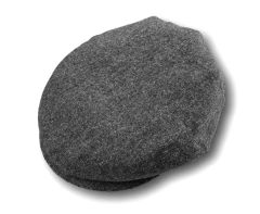 Boina modelo inglês cinza mesclado lã - comprar online