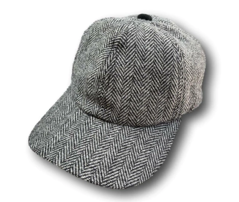 Boné lã espinha de peixe cinza - comprar online