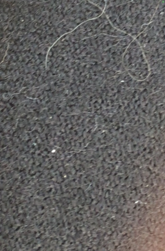 Chapéu em lã preta on internet