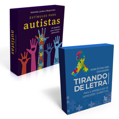 Kit estímulos para autistas + tirando de letra + camuflagem social