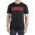 Remera clasica "i know right'' (negro liso y rojo)