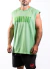 Musculosa oversize "i know right" (verde manzana) - comprar online