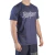 Remera clasica "i know right 2'' (azul marino y gris) - IKR 