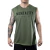 Musculosa oversize "mentality" (verde militar)