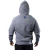 Buzo frisa hoodie "i know right" (gris y azul) - tienda online