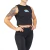 Top "3 estrellas" (negro liso) - IKR 